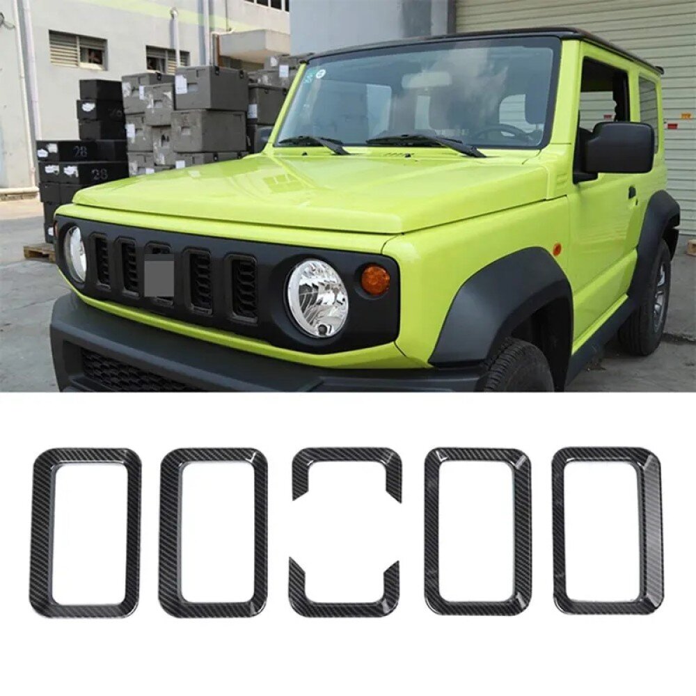 Car Front Grille Insert Decorative Cover Stickers For Jimny JB74 2019